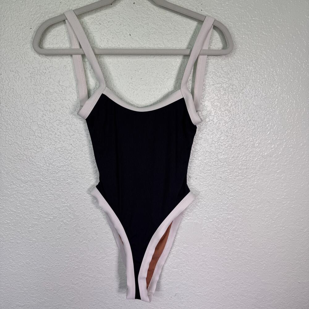 KYA Swimsuit Womens Medium Reversible Lena One Piece Cheeky Swimwear Free People